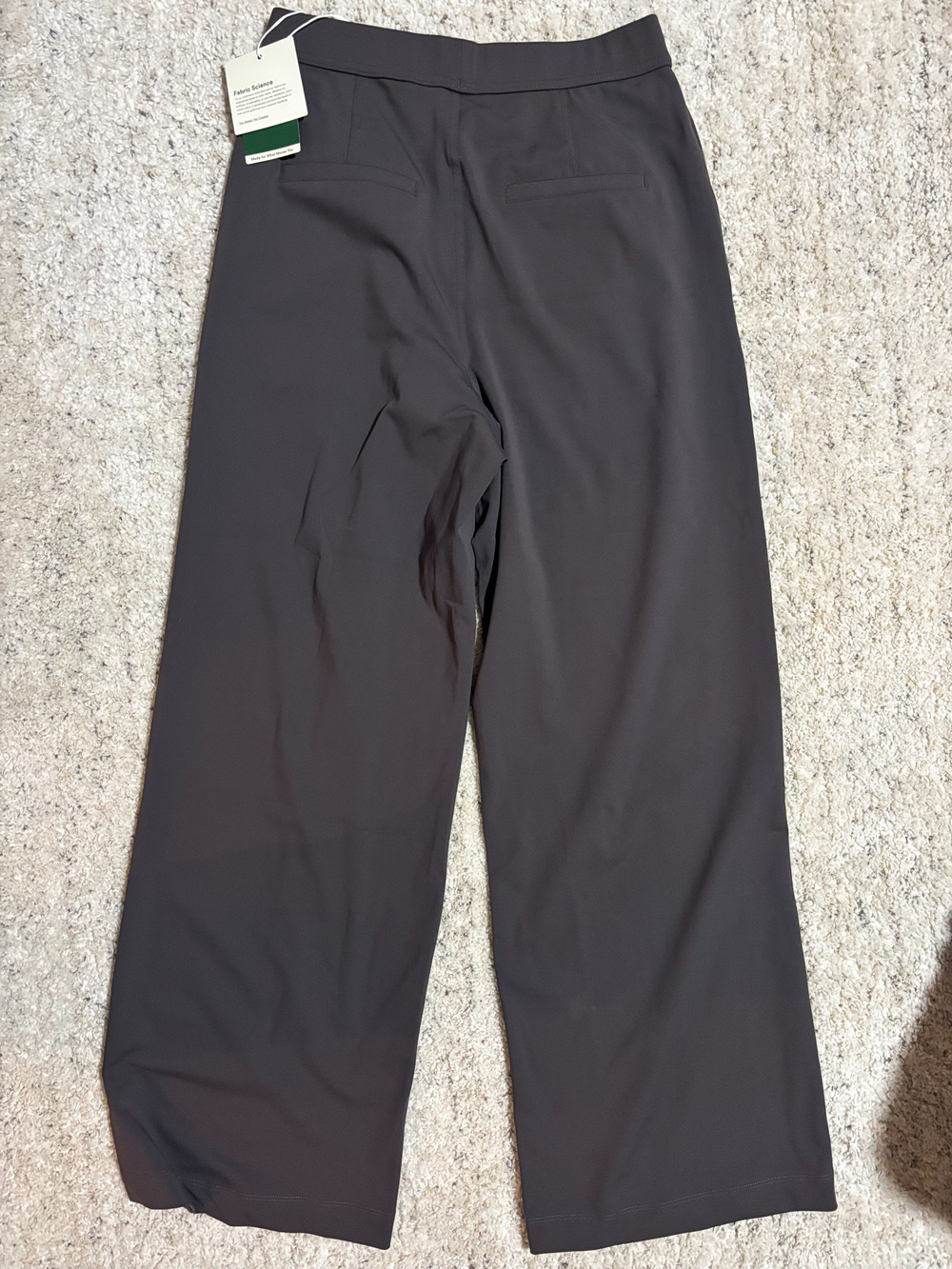 Halara Wide Leg Active Pants Gray Size S Regular NWT